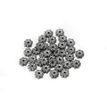 200/500pcs CCB Snowflake Spacer Loose Beads Gold Silver Gun Black Color Flat Beads for Jewelry Making DIY Bracelet Necklace